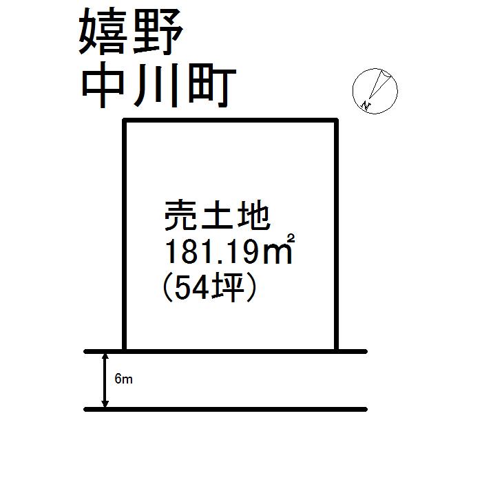 Compartment figure. Land price 12,490,000 yen, Land area 181.19 sq m
