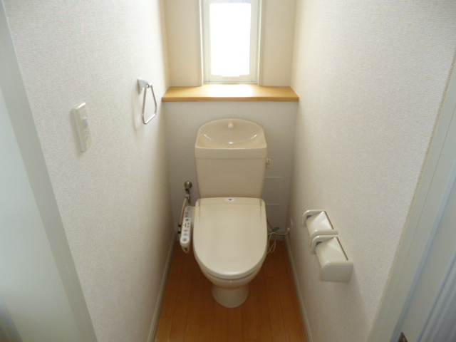 Toilet. Washlet with the toilet (* ^. ^*)