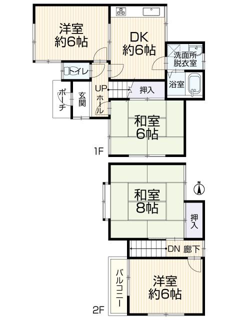 Floor plan. 11.8 million yen, 4DK, Land area 116.62 sq m , Building area 71.68 sq m