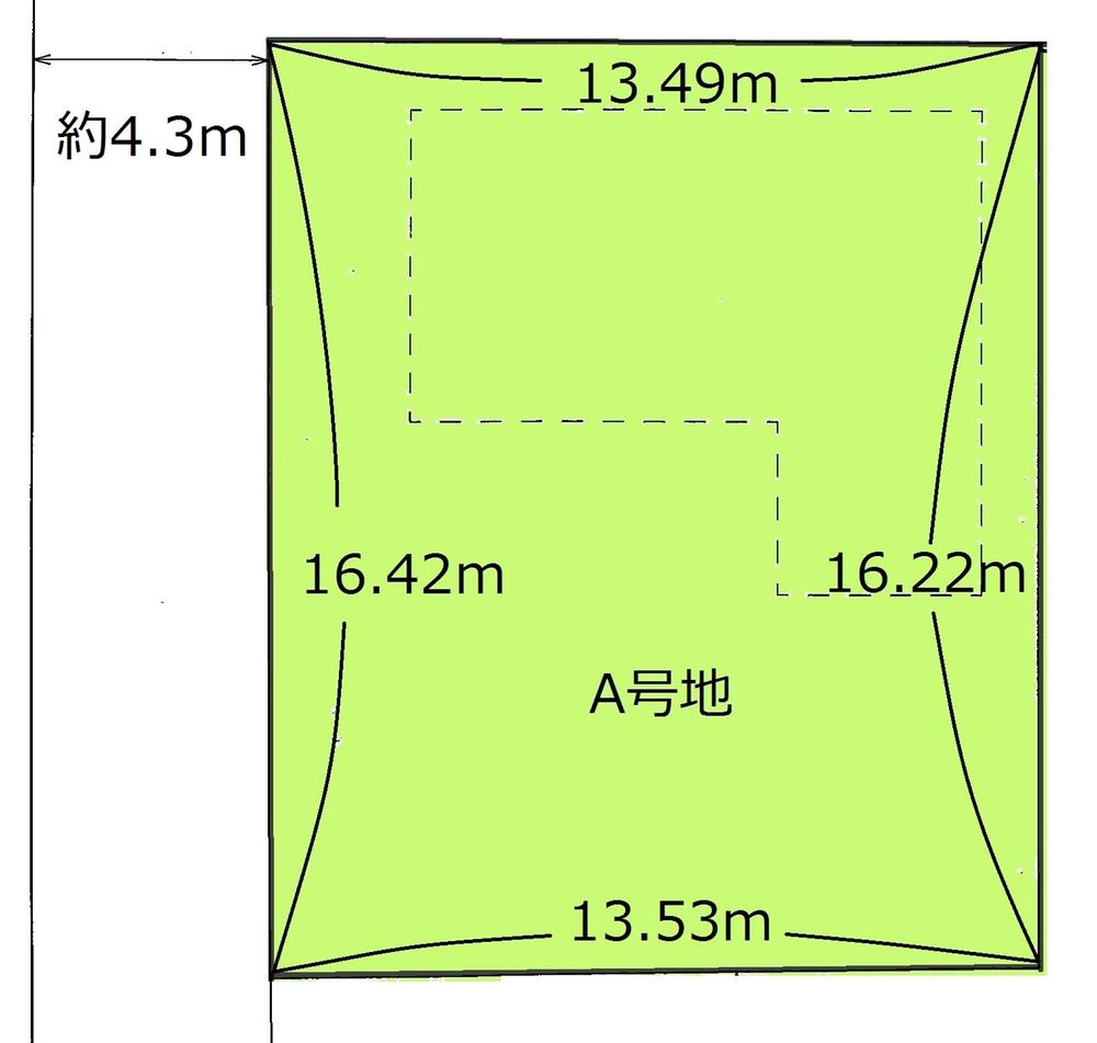 Compartment figure. Land price 7 million yen, Land area 220.51 sq m