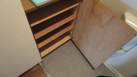 Other room space. Cupboard