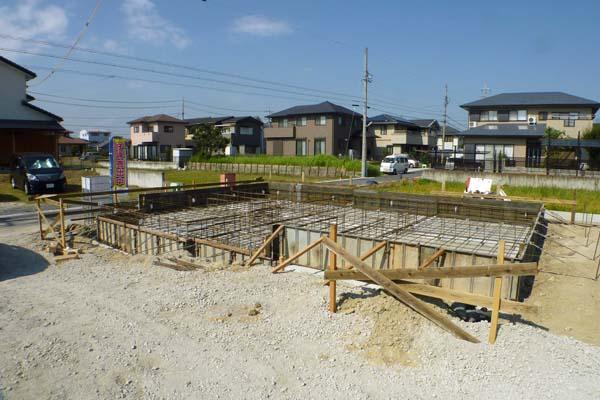 Local appearance photo. Foundation work, Local (September 2013) Shooting