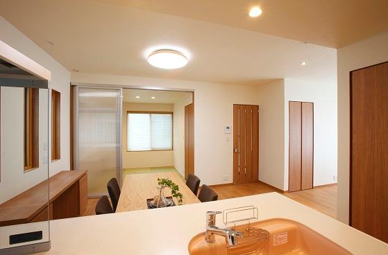 Building plan example (introspection photo).  ■ Tatami room (room Back) (No. 8 locations)