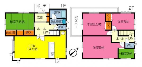 Floor plan. 17 million yen, 4LDK+S, Land area 228.62 sq m , It is a building area of ​​117.7 sq m 4LDK + S.