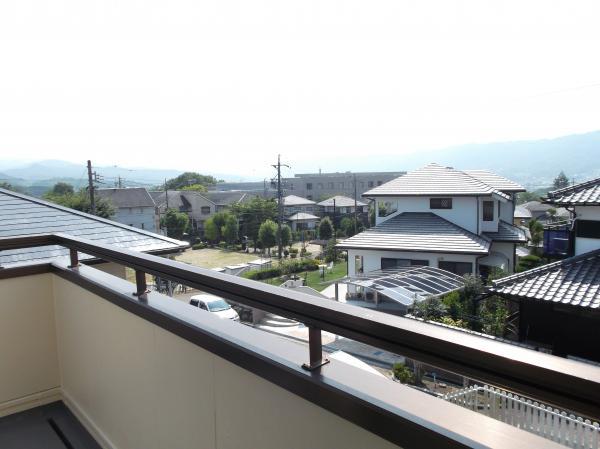 Balcony. Also good view spacious and