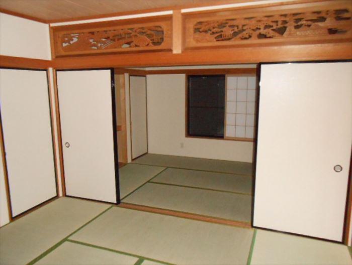 Non-living room. Japanese-style room of handy to tie