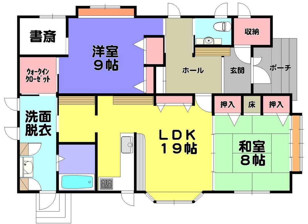Floor plan. 41,800,000 yen, 2LDK + S (storeroom), Land area 303.91 sq m , Building area 100.04 sq m