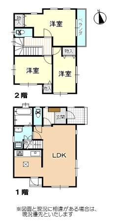Floor plan. 18,800,000 yen, 3LDK, Land area 146.75 sq m , Building area 86.59 sq m floor plan