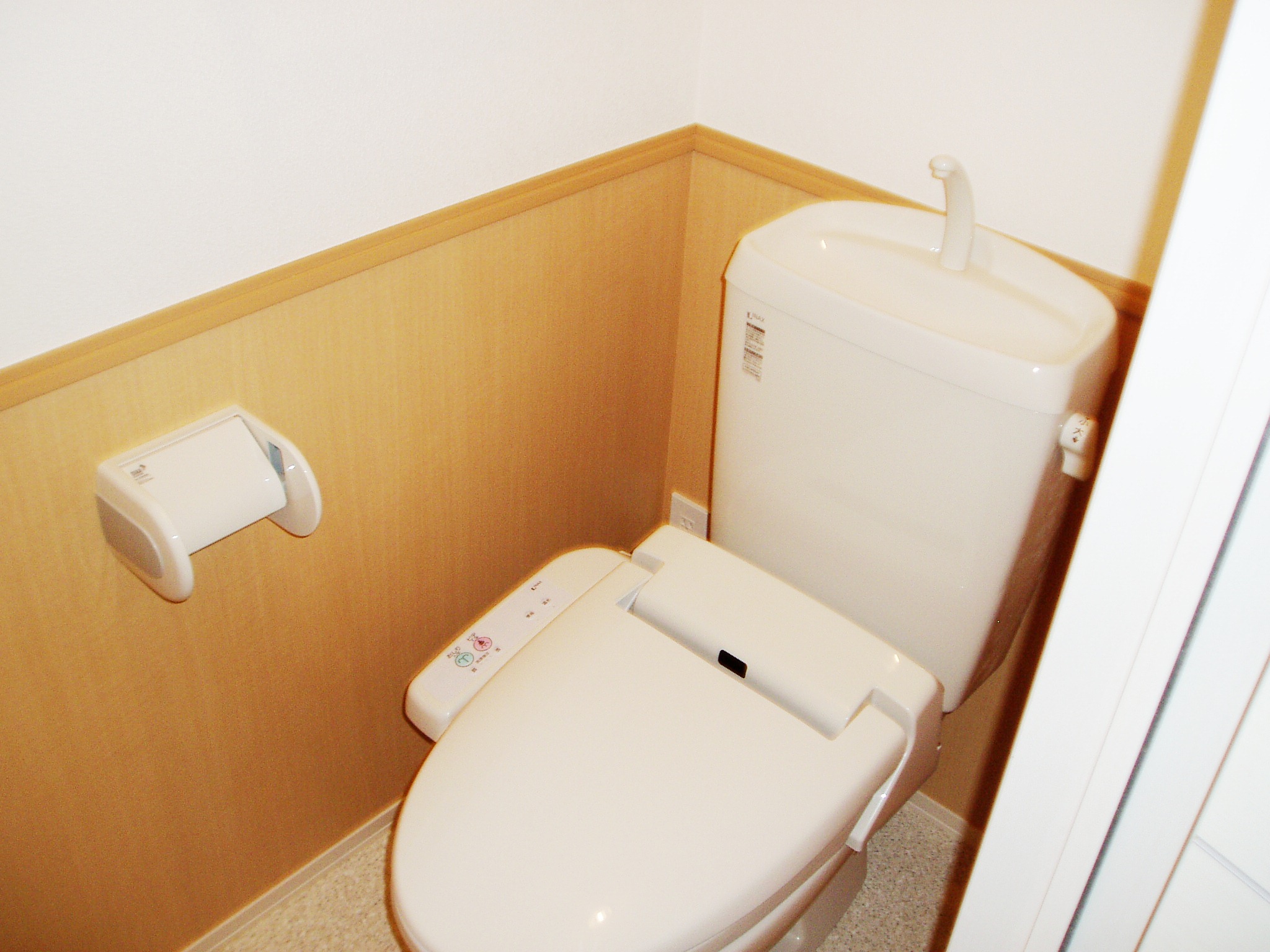 Toilet. Washlet function rooms