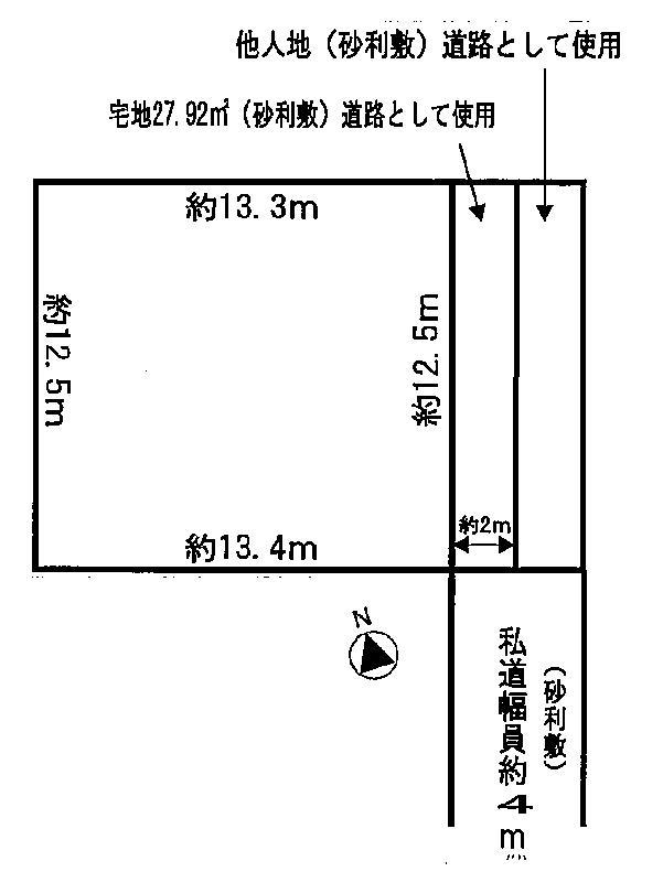 Compartment figure. Land price 10.8 million yen, Land area 204.16 sq m