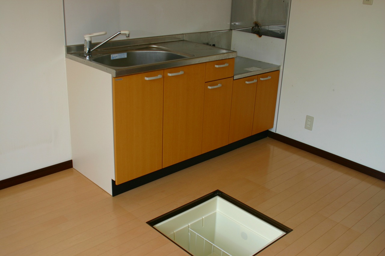 Kitchen. kitchen Underfloor Storage