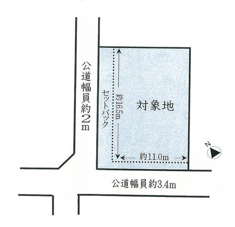 Compartment figure. Land price 3.5 million yen, Land area 200 sq m compartment view