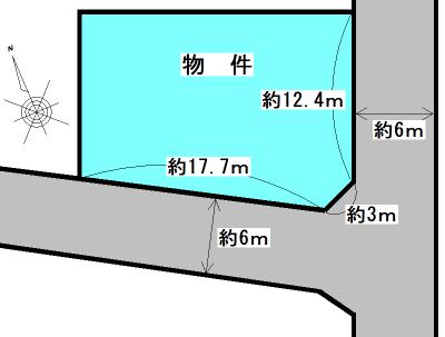 Compartment figure. Land price 26.5 million yen, Land area 264 sq m