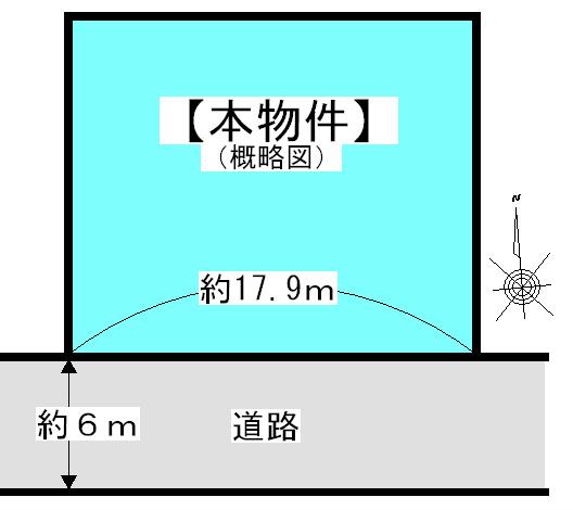Compartment figure. Land price 14.5 million yen, Land area 300 sq m