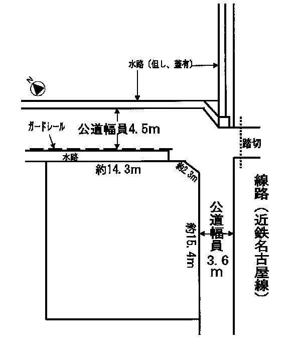 Compartment figure. Land price 8.8 million yen, Land area 258.43 sq m