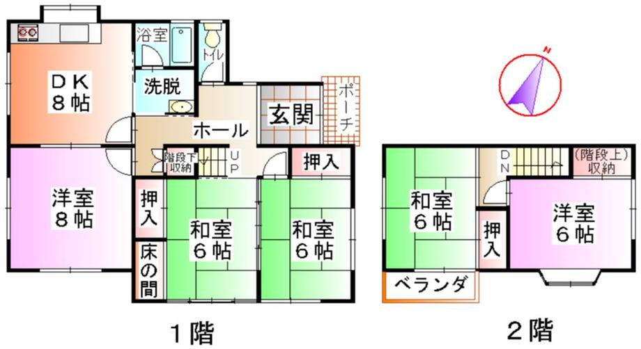 Floor plan. 11.8 million yen, 5DK, Land area 232.06 sq m , Building area 96.87 sq m