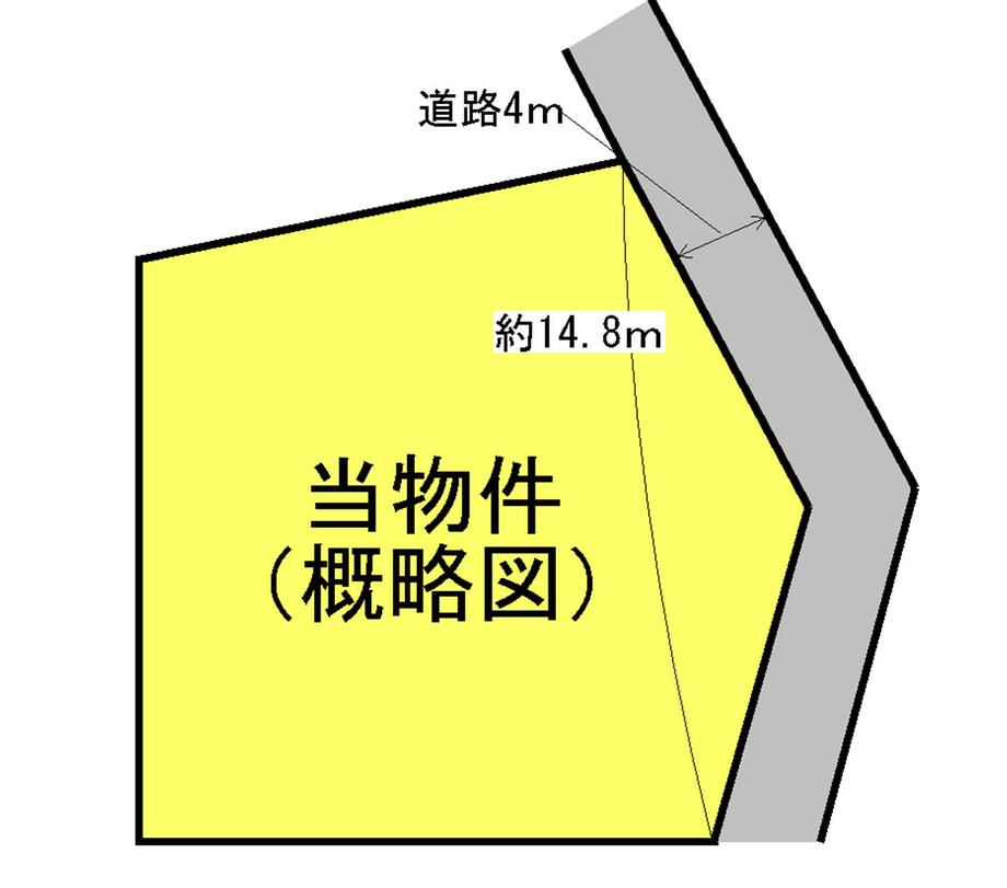 Compartment figure. Land price 7.5 million yen, Land area 232 sq m