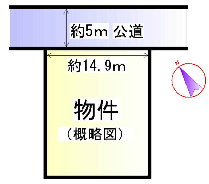 Compartment figure. Land price 10.8 million yen, Land area 298.35 sq m