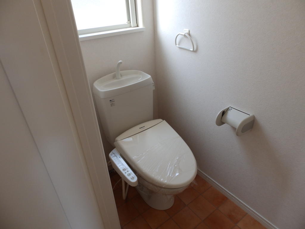 Toilet. Bright with window!