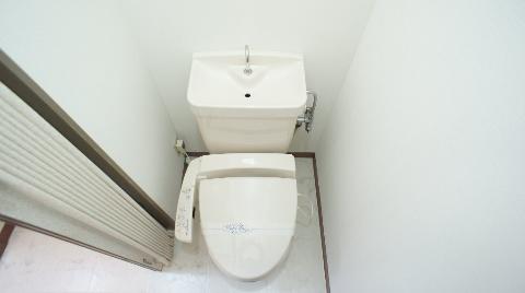 Toilet. Toilet with shower