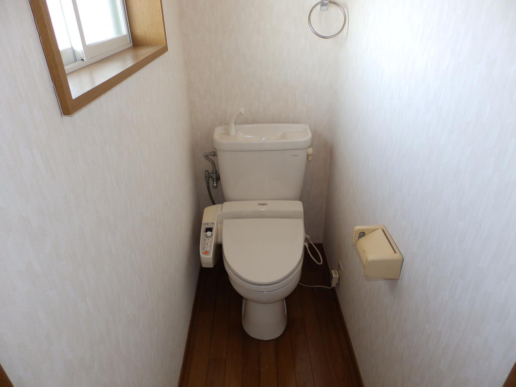 Toilet. Window in the toilet! !