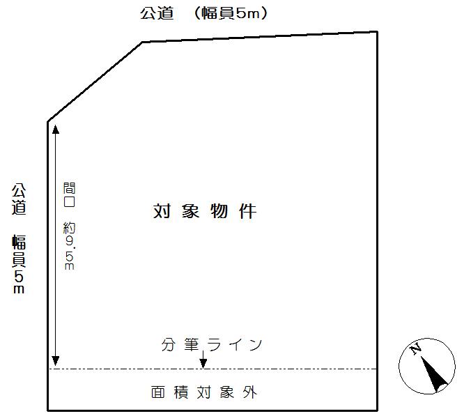Compartment figure. Land price 5.7 million yen, Land area 160 sq m
