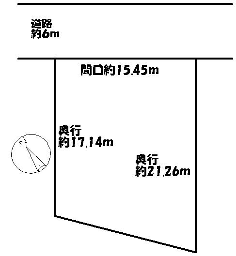 Compartment figure. Land price 45 million yen, Land area 296.4 sq m