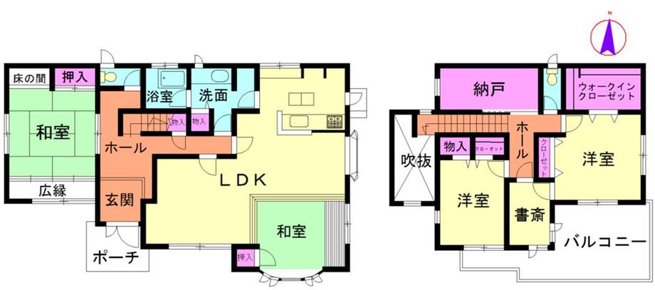 Floor plan. 21.9 million yen, 4LDK+S, Land area 293.58 sq m , Building area 147.87 sq m