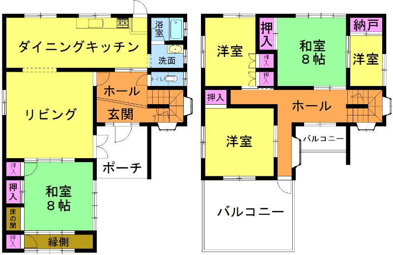 Floor plan. 14.8 million yen, 4LDK+S, Land area 295.83 sq m , Building area 147.48 sq m