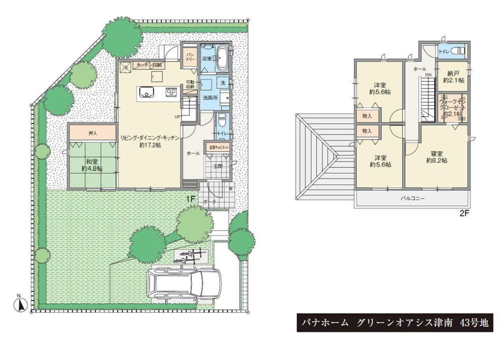 Floor plan. (43), Price 33,800,000 yen, 4LDK+S, Land area 201.46 sq m , Building area 114.88 sq m