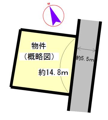 Compartment figure. Land price 7 million yen, Land area 233 sq m