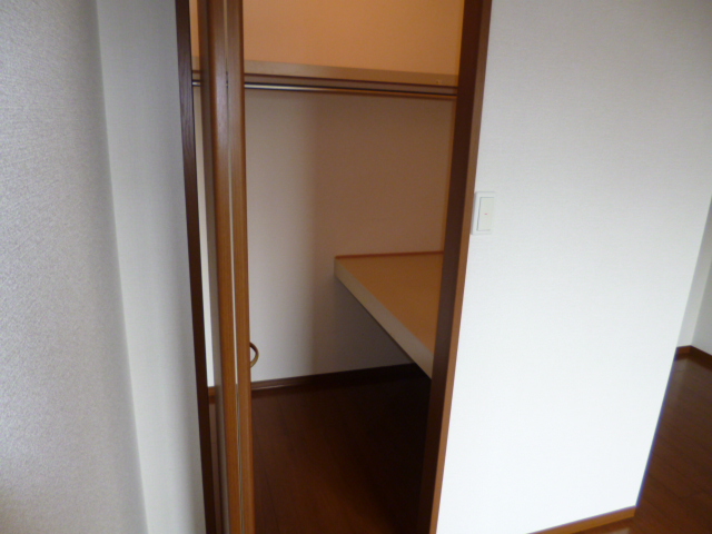 Living and room. Walk-in closet