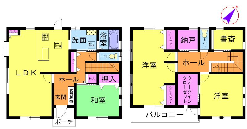 Floor plan. 30 million yen, 3LDK, Land area 230.38 sq m , Building area 125.86 sq m