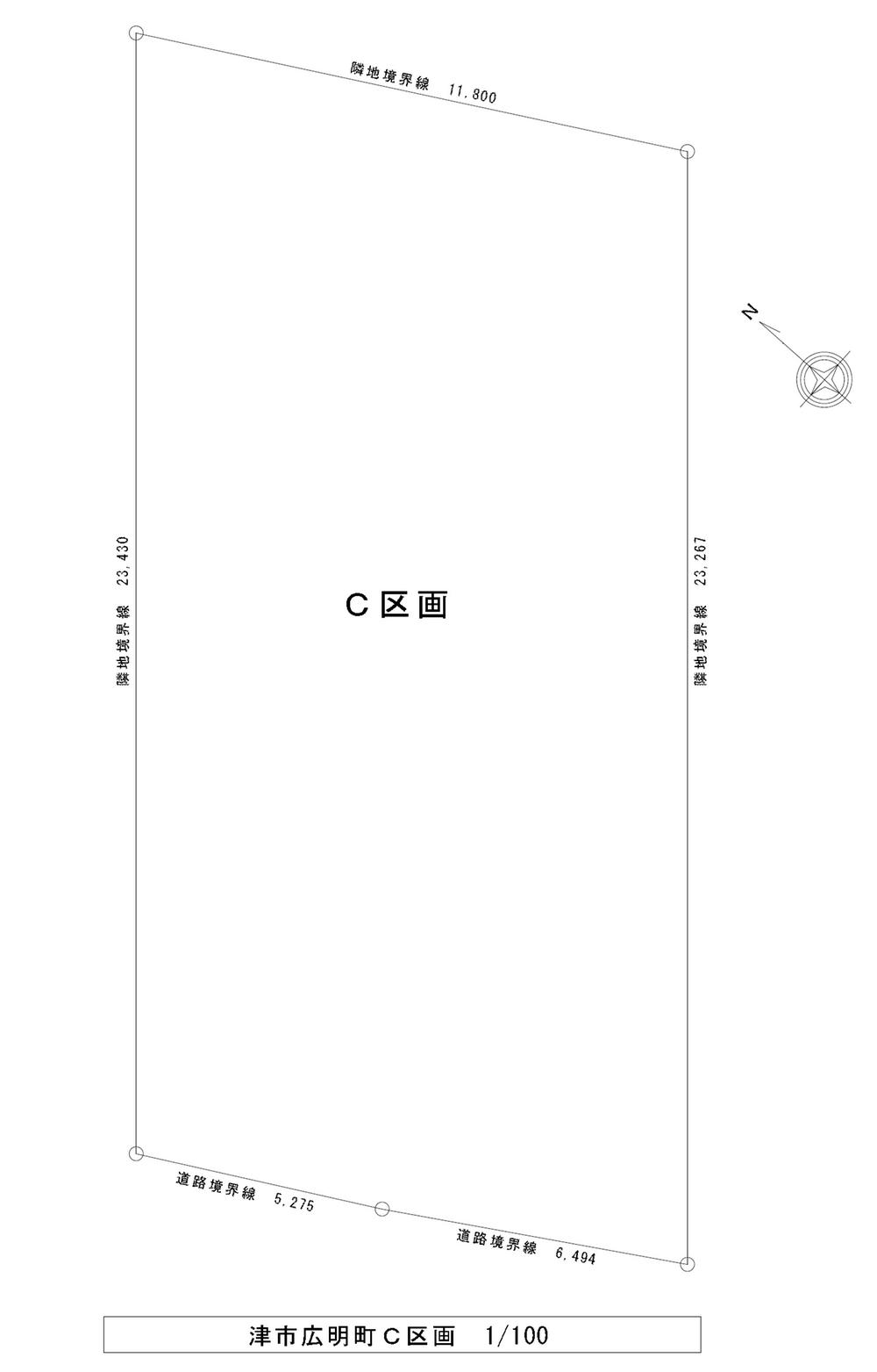Compartment figure. Land price 25,330,000 yen, Land area 270.05 sq m