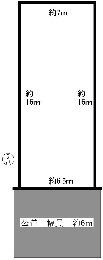 Compartment figure. Land price 8.8 million yen, Land area 113.62 sq m