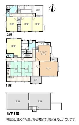 Floor plan. 19,800,000 yen, 6LDK, Land area 259.92 sq m , Building area 181.77 sq m floor plan