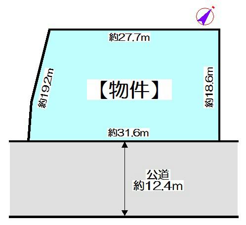 Compartment figure. Land price 31,600,000 yen, Land area 562.5 sq m