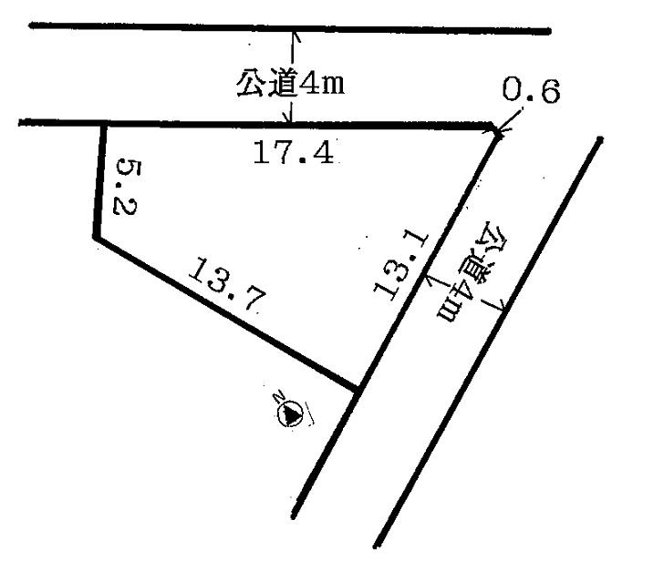 Compartment figure. Land price 6.8 million yen, Land area 140.56 sq m
