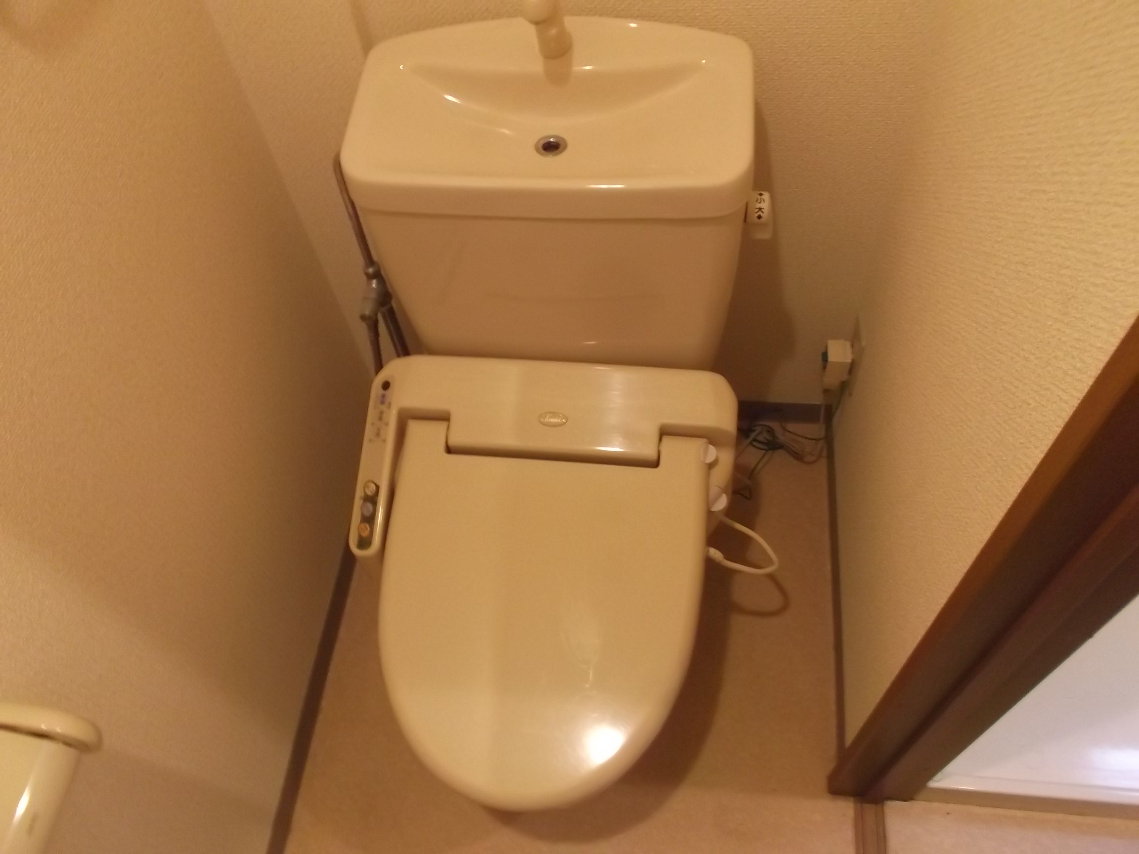 Toilet. With Washlet