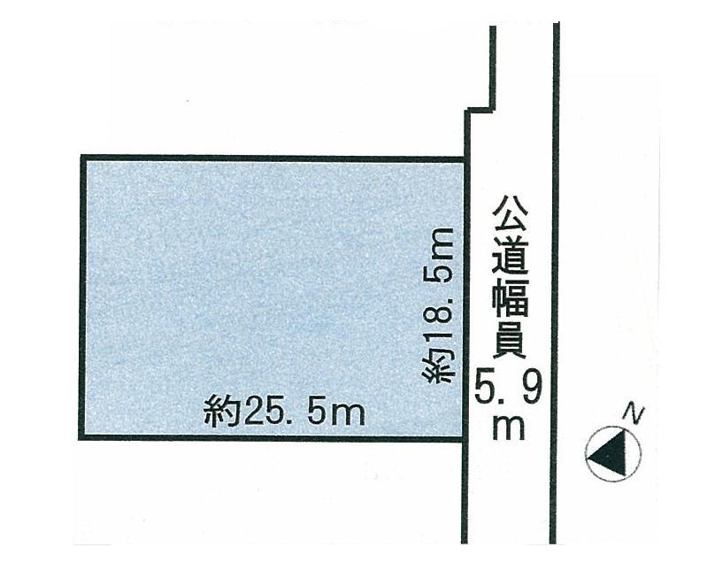 Compartment figure. Land price 10 million yen, Land area 472 sq m