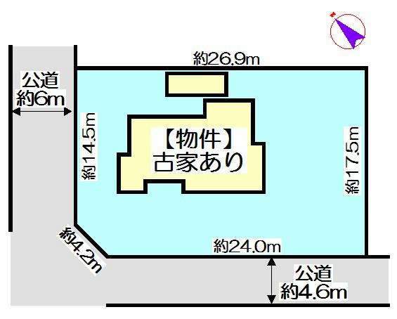 Compartment figure. Land price 18.3 million yen, Land area 466.22 sq m