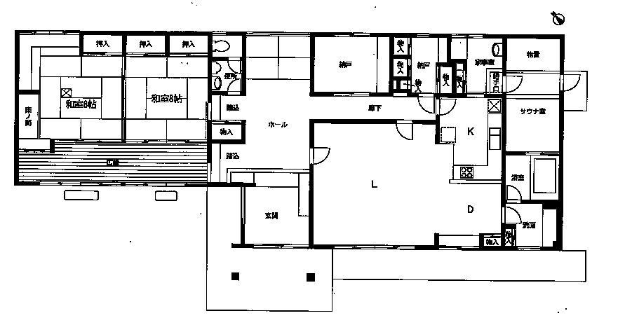 Floor plan. 24,800,000 yen, 3DK, Land area 692.2 sq m , Building area 172.34 sq m