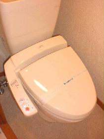 Toilet. It is with warm water wash