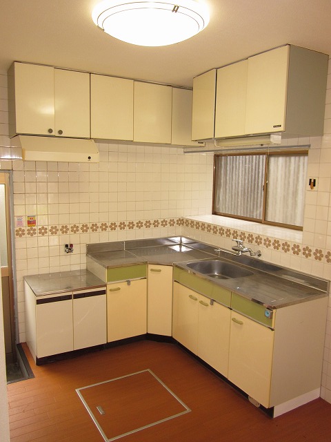 Kitchen. Ease of use ◎ L-shaped kitchen.