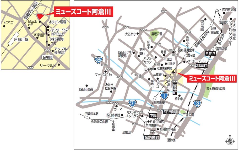 Local guide map