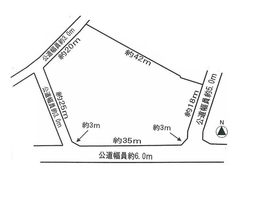 Compartment figure. Land price 50 million yen, Land area 1,429.44 sq m