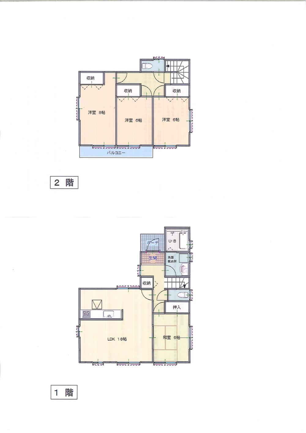 Floor plan. (9 Building), Price 22,800,000 yen, 4LDK, Land area 225.82 sq m , Building area 106 sq m
