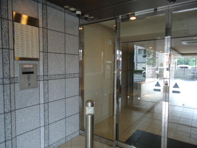 Entrance. This is an automatic locking system