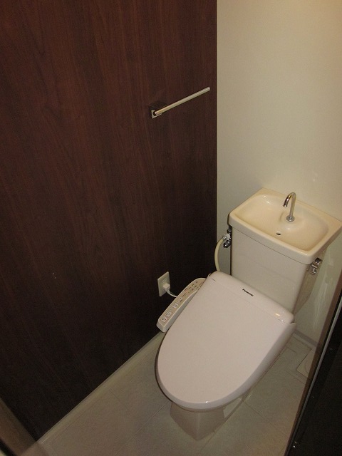 Toilet. With heating cleaning toilet seat function. It will calm also tint.