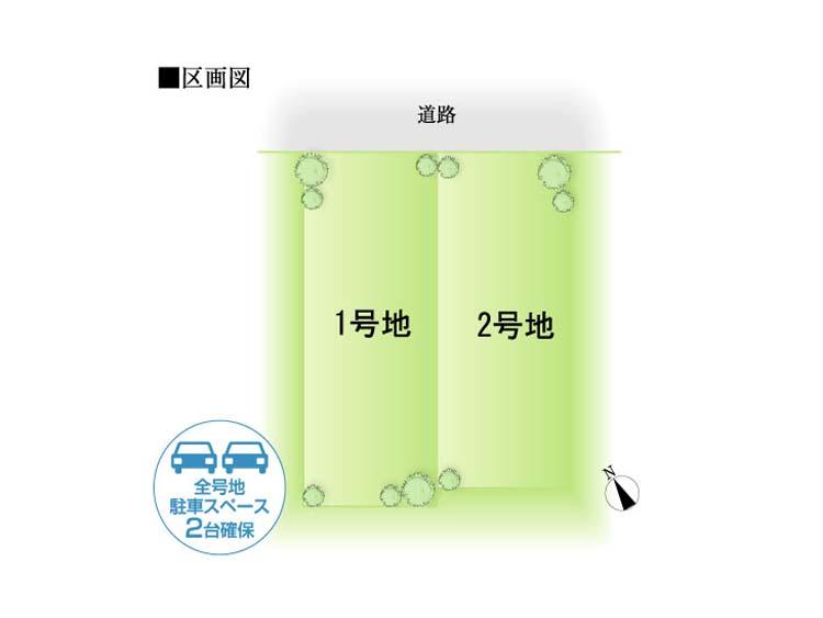 Compartment figure. 28,400,000 yen, 4LDK, Land area 124.37 sq m , Building area 108.07 sq m compartment view